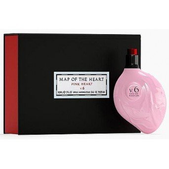 Map Of The Heart Pink Heart
