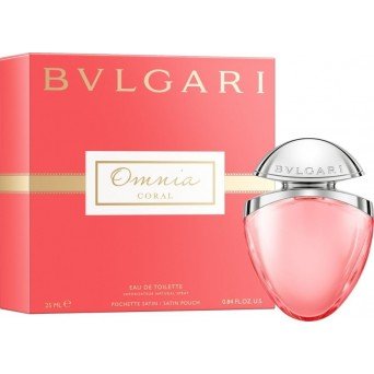 Bvlgari Omnia Coral Satin Pouch