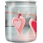 Ароматическая свеча в стакане с рисунком "Hearts" 82/68