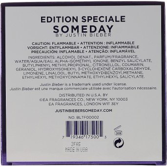 Justin Bieber Someday Special Edition