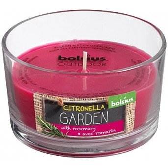 Ароматическая свеча в стекле "Citronella Garden Rosemary", 62/106 мм