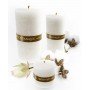 Ароматерапевтична свічка "Бавовна та Лотос", середня