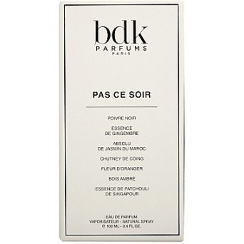 BDK Parfums Pas Ce Soir