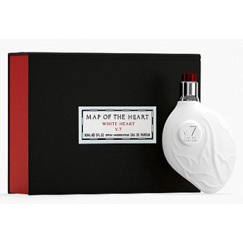 Map Of The Heart White Heart V.7