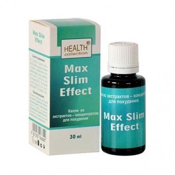 Капли для похудения Max Slim Effect  Health Collection 30 ml