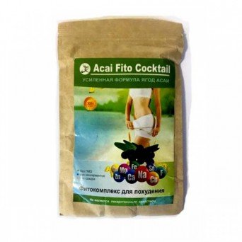 Ягоды Асаи Фито Коктейль для похудения "Acai Fito Cocktail"