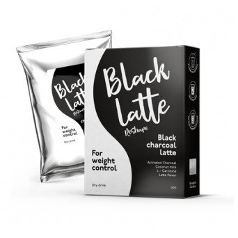 Вугільна кава для схуднення Блек Латте "Black Latte"